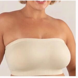 Shapermint Truekind® Convertible Strapless Bandeau Bra Sz M